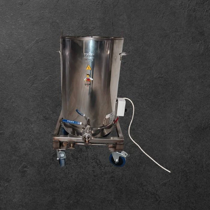 Inox voziček za homogenizatorje Logar 100L